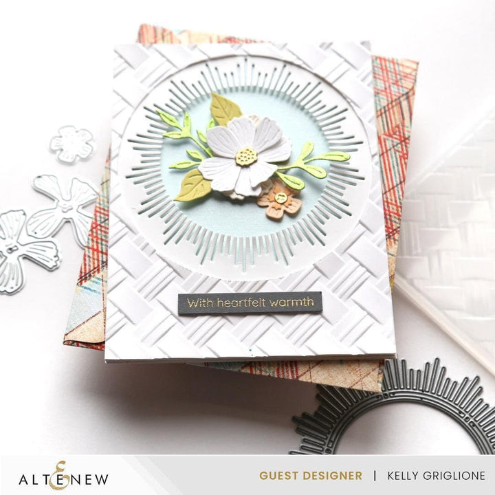 Altenew - Embossing Folder - Natural Wicker