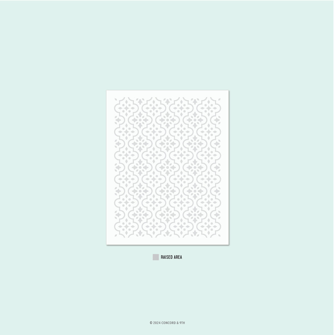 Concord & 9th - Charming Embossing Folder (2D)