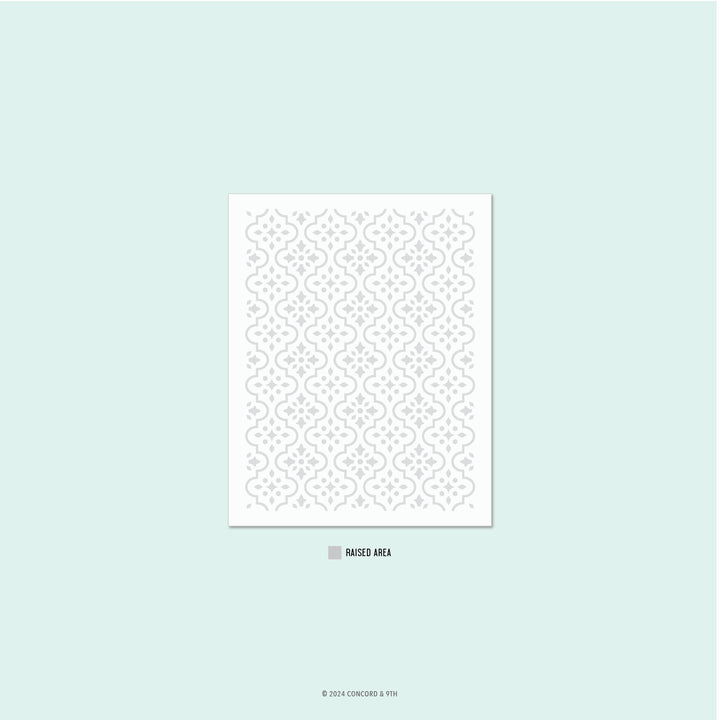 Concord & 9th - Charming Embossing Folder (2D)