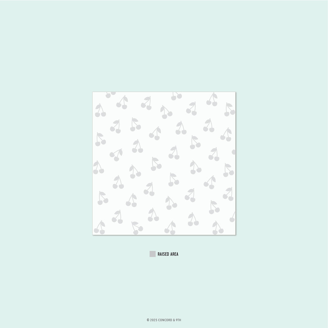 concord & 9th cherry nice embossing folder 6 x 6 12511