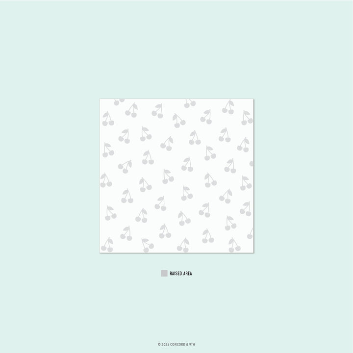 concord & 9th cherry nice embossing folder 6 x 6 12511