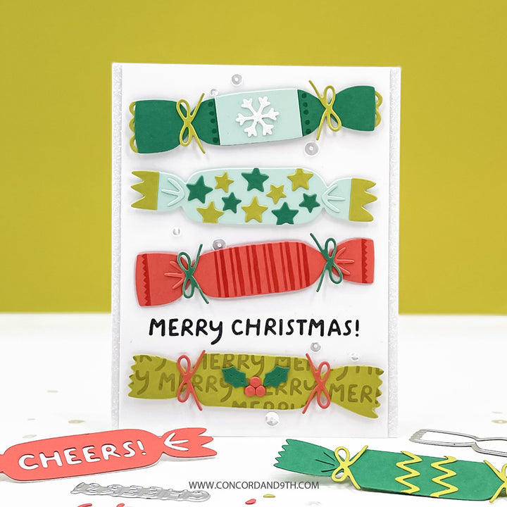 PRE_ORDER ONLY - Concord & 9th - Christmas Crackers Stamps & Dies Bundle