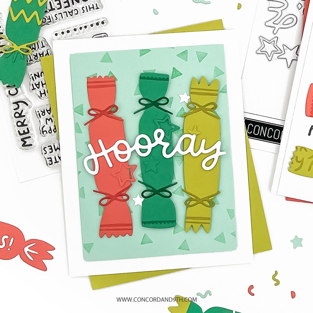 PRE_ORDER ONLY - Concord & 9th - Christmas Crackers Stamps & Dies Bundle