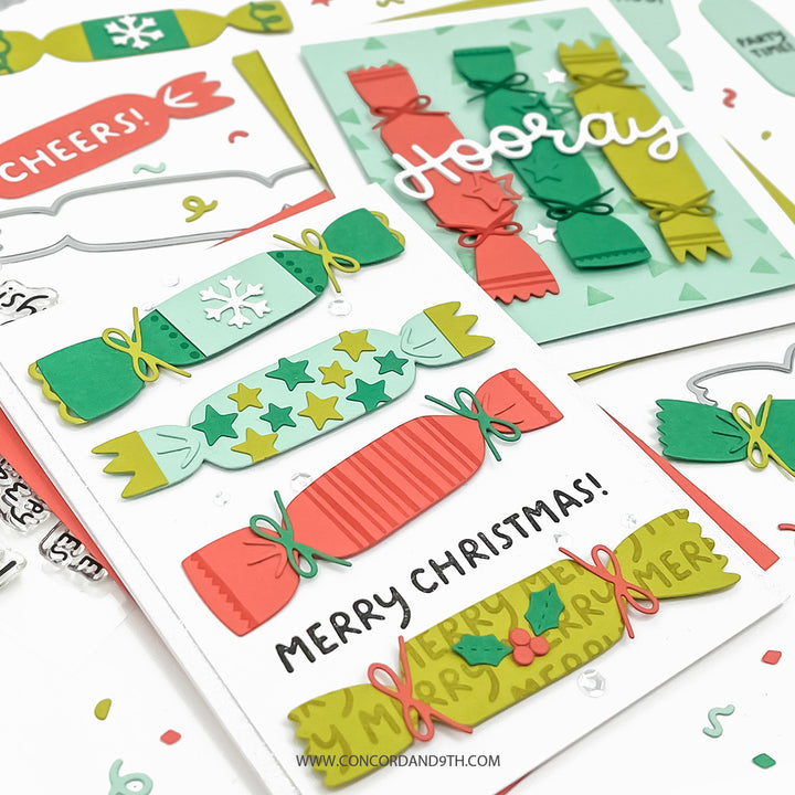 PRE_ORDER ONLY - Concord & 9th - Christmas Crackers Stamps & Dies Bundle