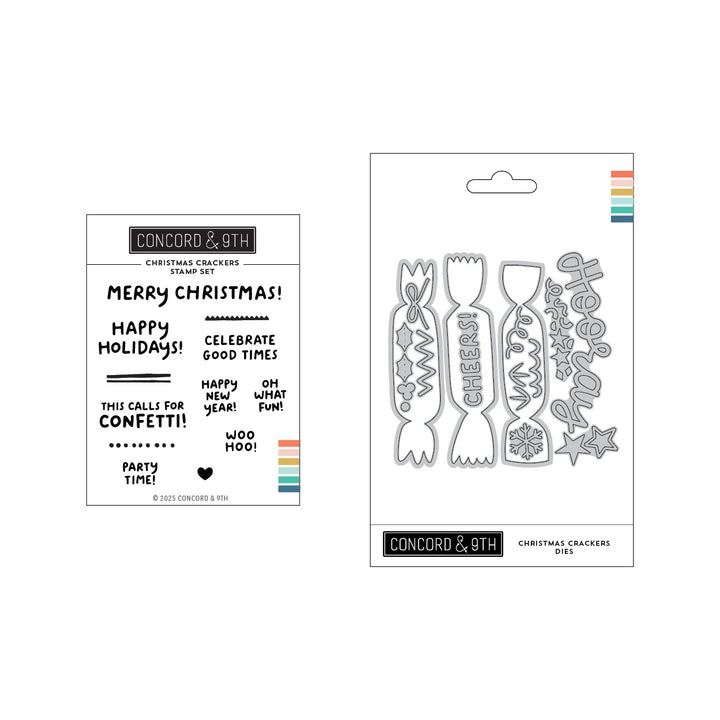 PRE_ORDER ONLY - Concord & 9th - Christmas Crackers Stamps & Dies Bundle