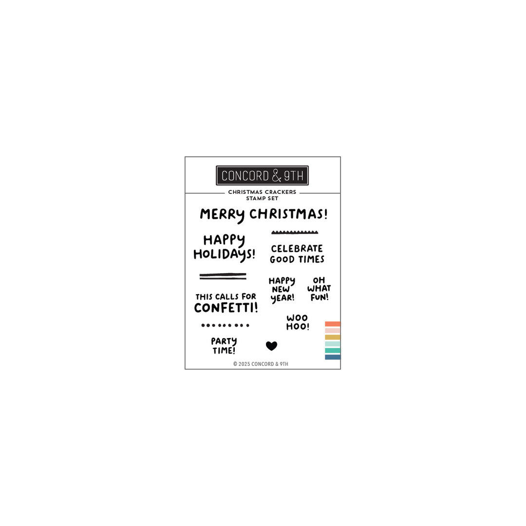 Concord & 9th - Christmas Crackers Stamp Set (3 x 4)