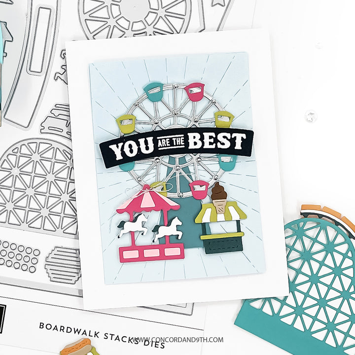 Concord & 9th - Boardwalk Stacks Stamp Set (3 x 4)