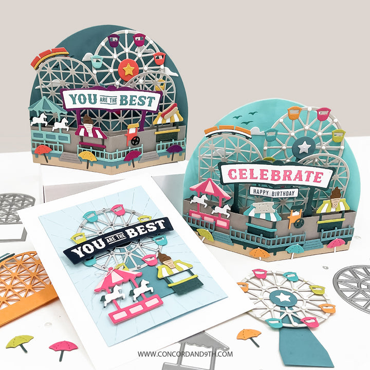 Concord & 9th - Boardwalk Stacks Stamp Set (3 x 4)