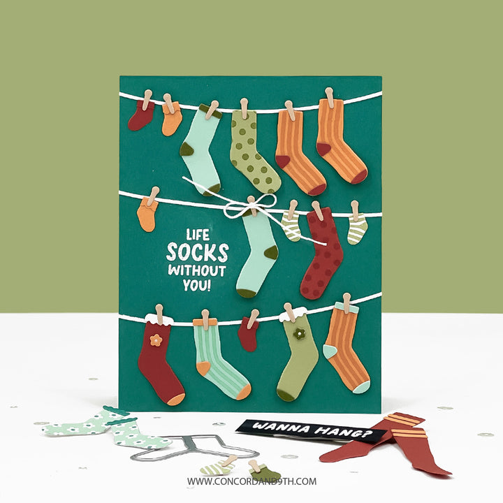 Concord & 9th - Cozy Toes Stamp and Die Bundle