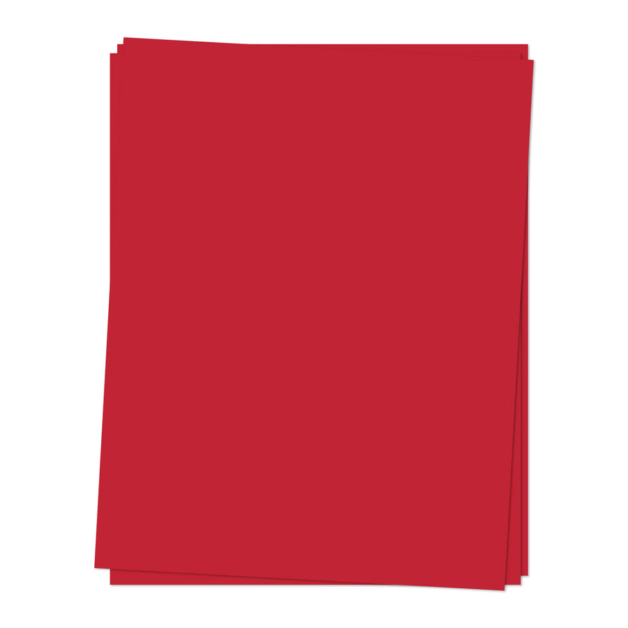 Concord & 9th - Card Stock Pack -  Cranberry - 8.5" x 11" x 12 sheets