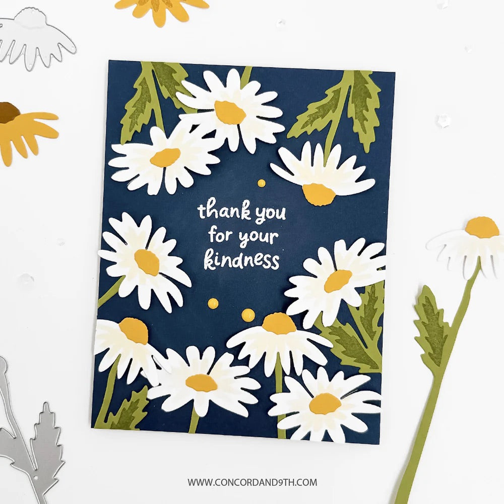 Concord & 9th - Daisy Delight Bundle - Stamps & Dies