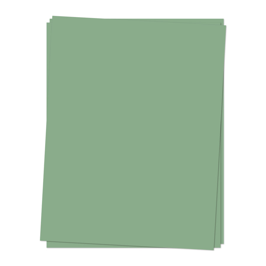 Concord & 9th - Card Stock Pack -  Eucalyptus - 8.5" x 11" x 12 sheets