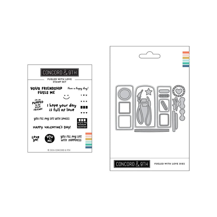 Concord & 9th - Fueled with Love Bundle - Stamps/Dies