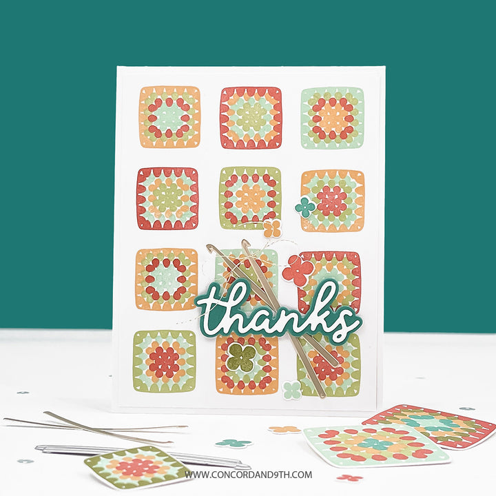 Concord & 9th - Granny Square Turnabout Stamp & Die Bundle