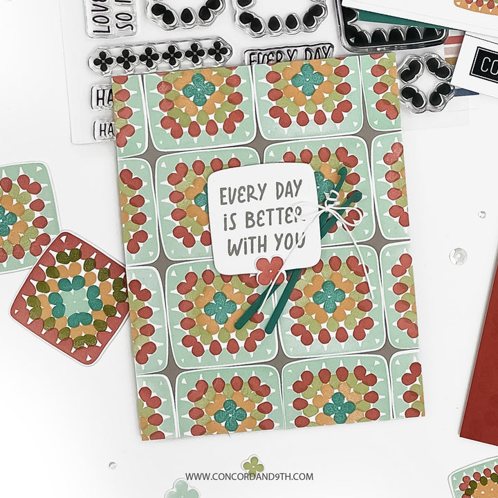 Concord & 9th - Granny Square Turnabout Stamp & Die Bundle