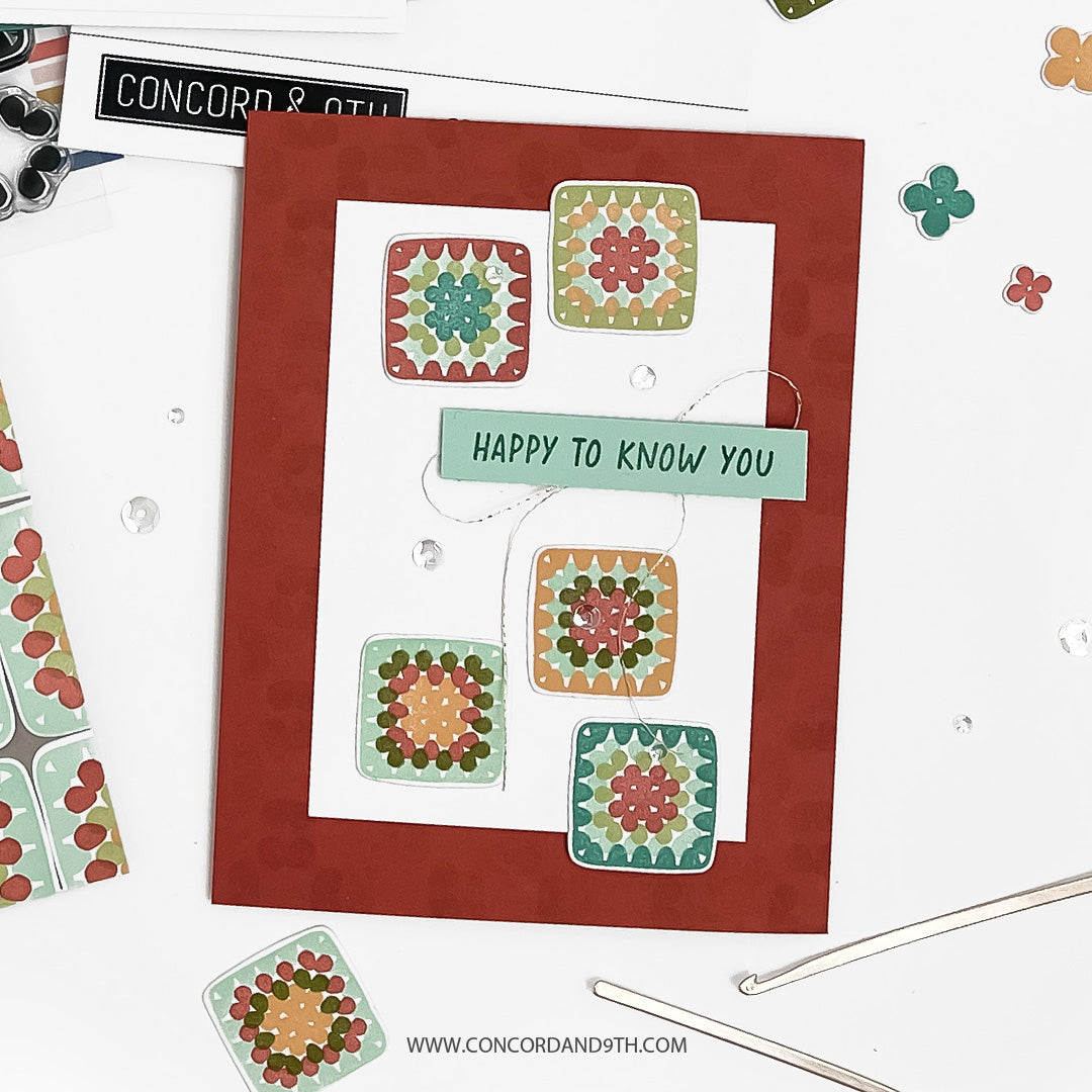 Concord & 9th - Granny Square Turnabout Stamp & Die Bundle