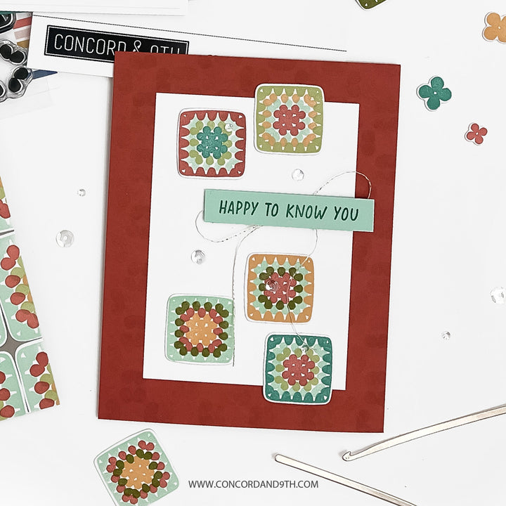 Concord & 9th - Granny Square Turnabout Stamp & Die Bundle