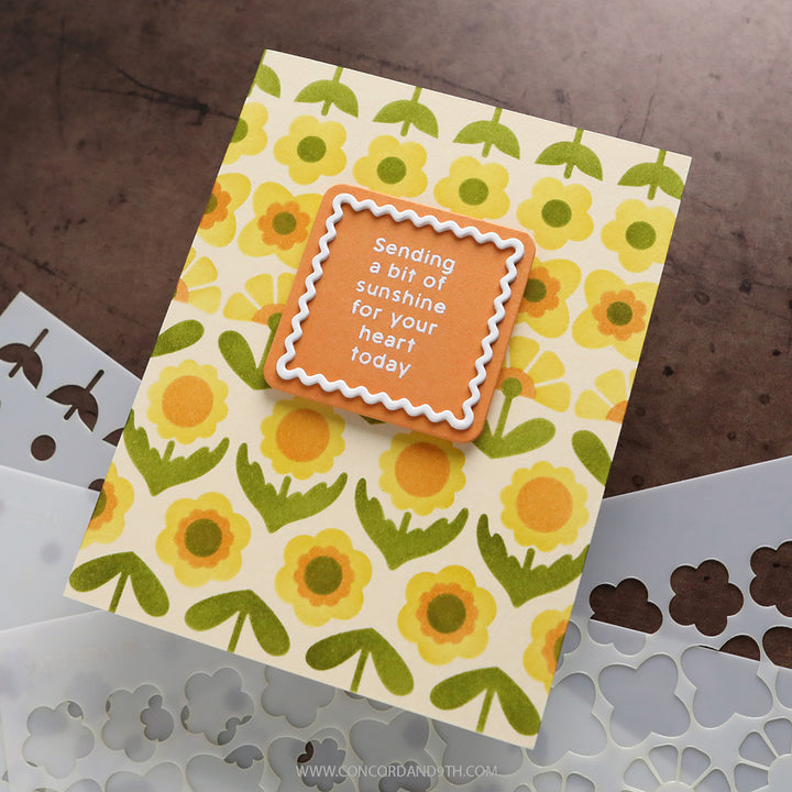 Concord & 9th - Kristina Werner - Petal Pop Bundle - Stamps, Dies & Stencils