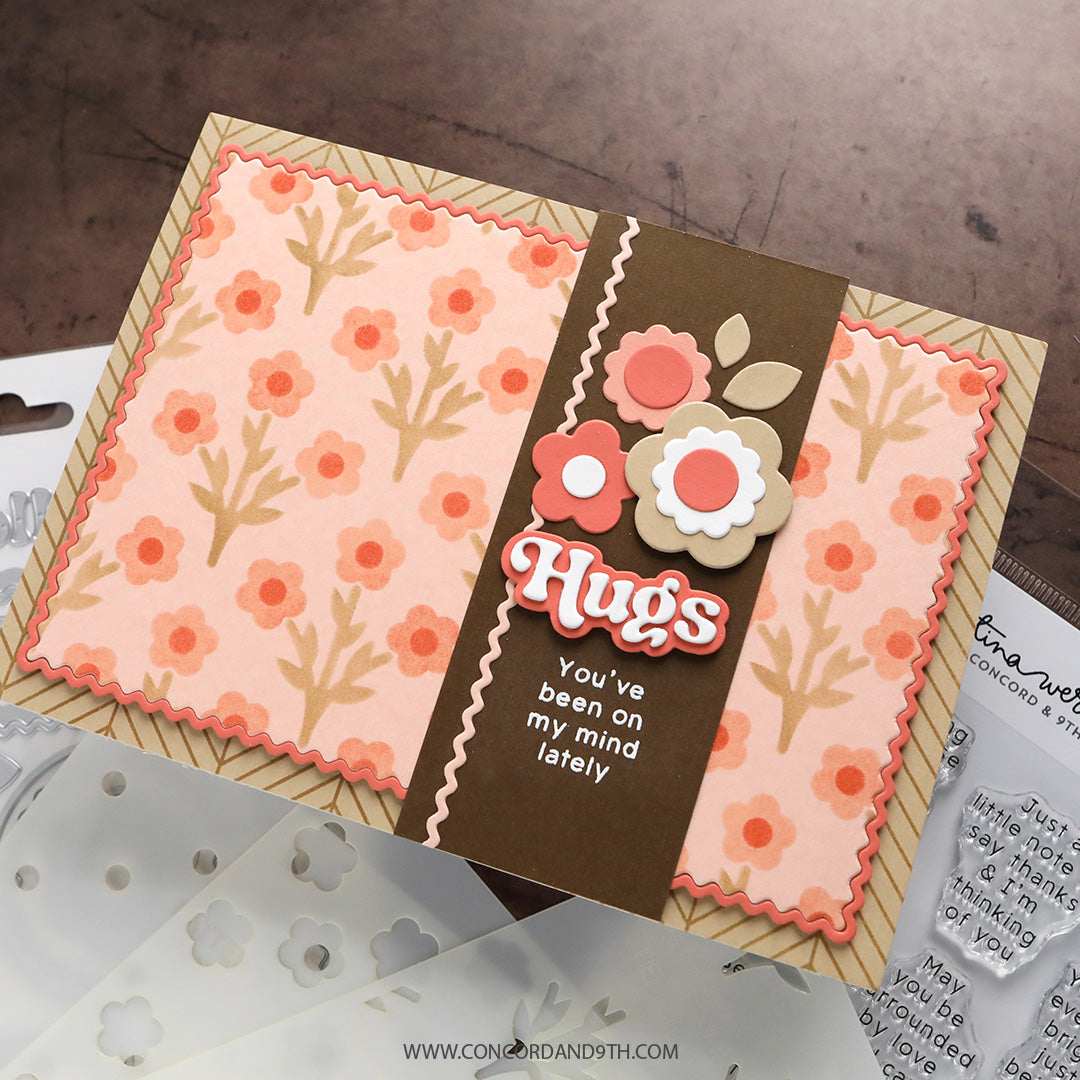 Concord & 9th - Kristina Werner - Petal Pop Stencil Pack (6 qty; 6 x 9)