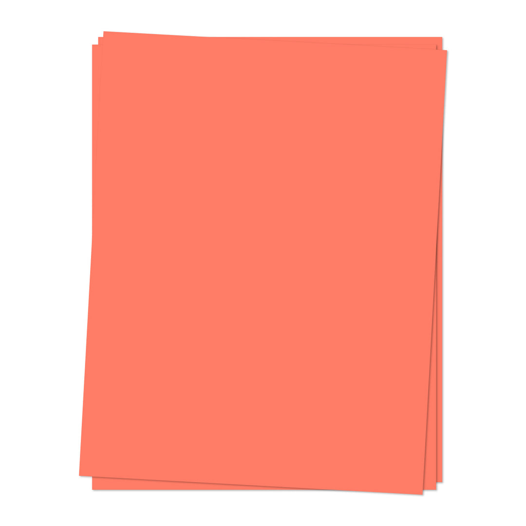 Concord & 9th - Card Stock Pack -  Pimento - 8.5" x 11" x 12 sheets