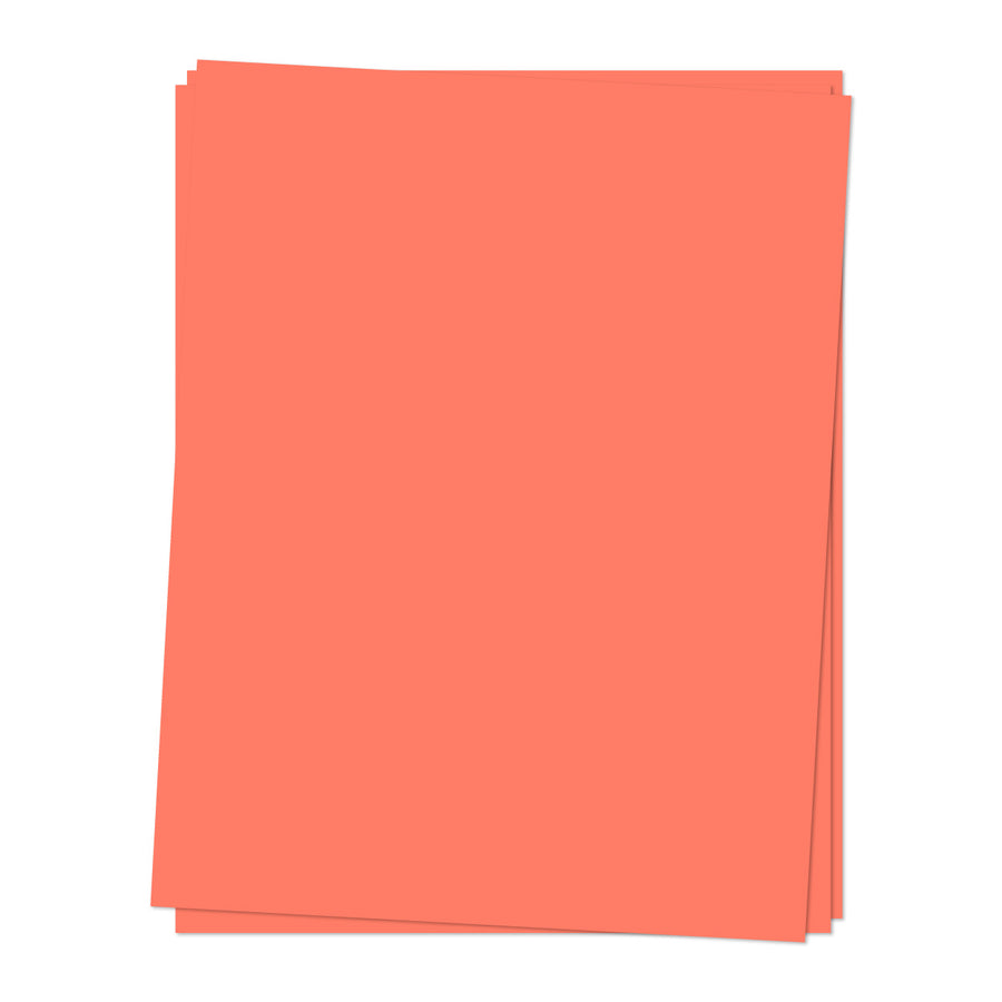 Concord & 9th - Card Stock Pack -  Pimento - 8.5" x 11" x 12 sheets