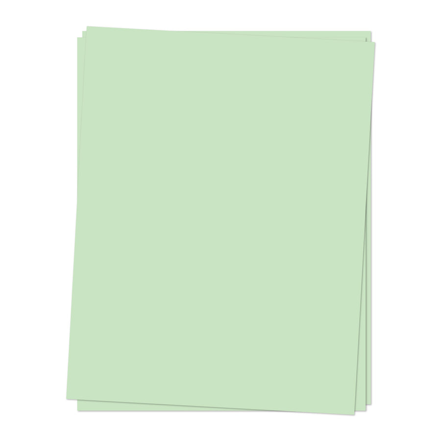 Concord & 9th - Card Stock Pack -  Sea Glass - 8.5" x 11" x 12 sheets