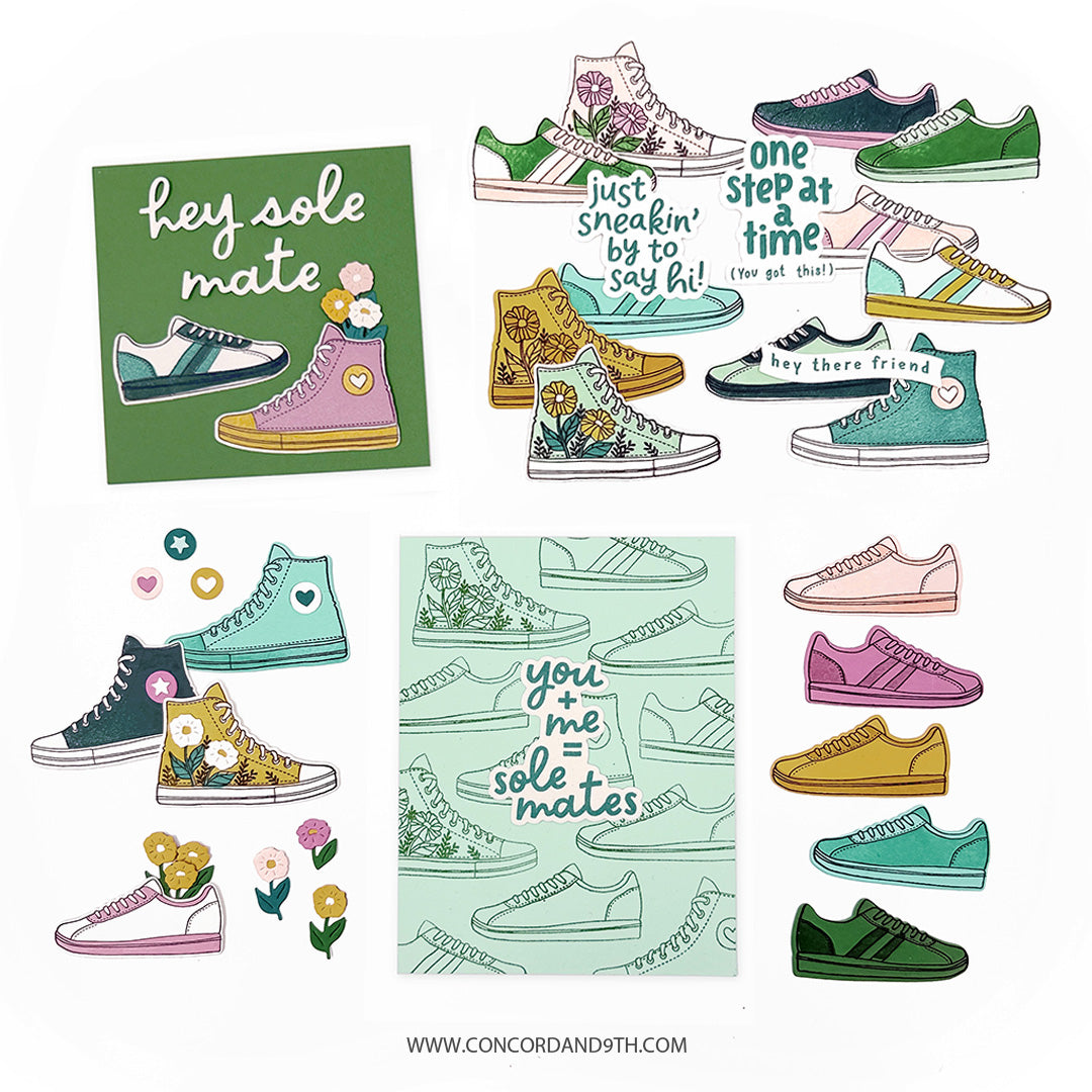 Concord & 9th - Fresh Kicks Bundle - Stamps & Dies