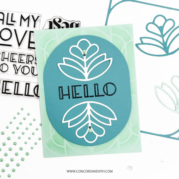 Concord & 9th - Gilded Glass Bundle - Stamps & Dies