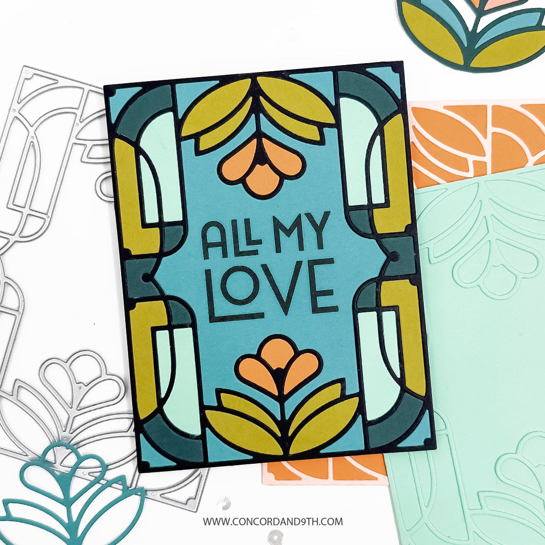 Concord & 9th - Gilded Glass Bundle - Stamps & Dies