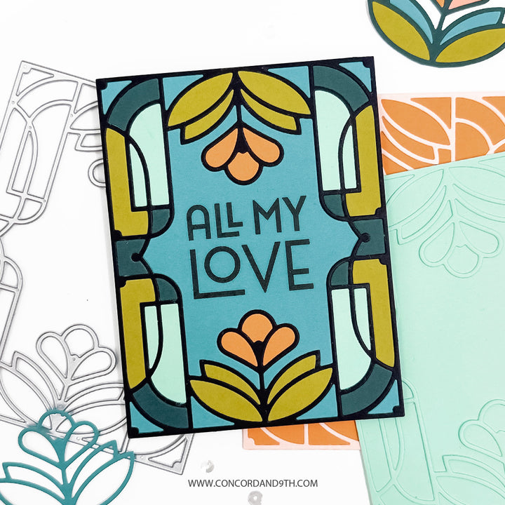 Concord & 9th - Gilded Glass Bundle - Stamps & Dies