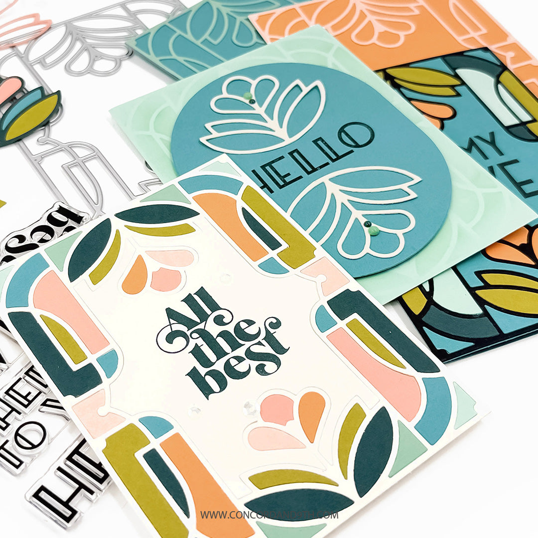 Concord & 9th - Gilded Glass Bundle - Stamps & Dies