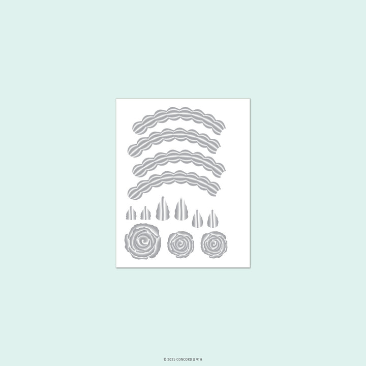 Concord & 9th - Icing on the Cake Embossing Folder (4.75 x 6)