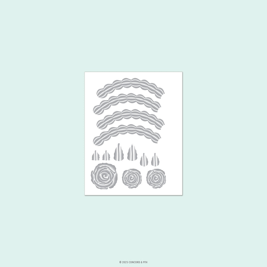 Concord & 9th - Icing on the Cake Embossing Folder (4.75 x 6)