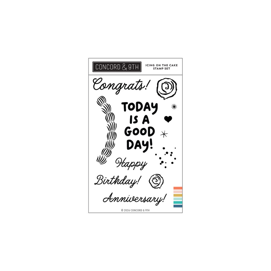 Concord & 9th - Icing on the Cake Stamp Set (4 x 6)