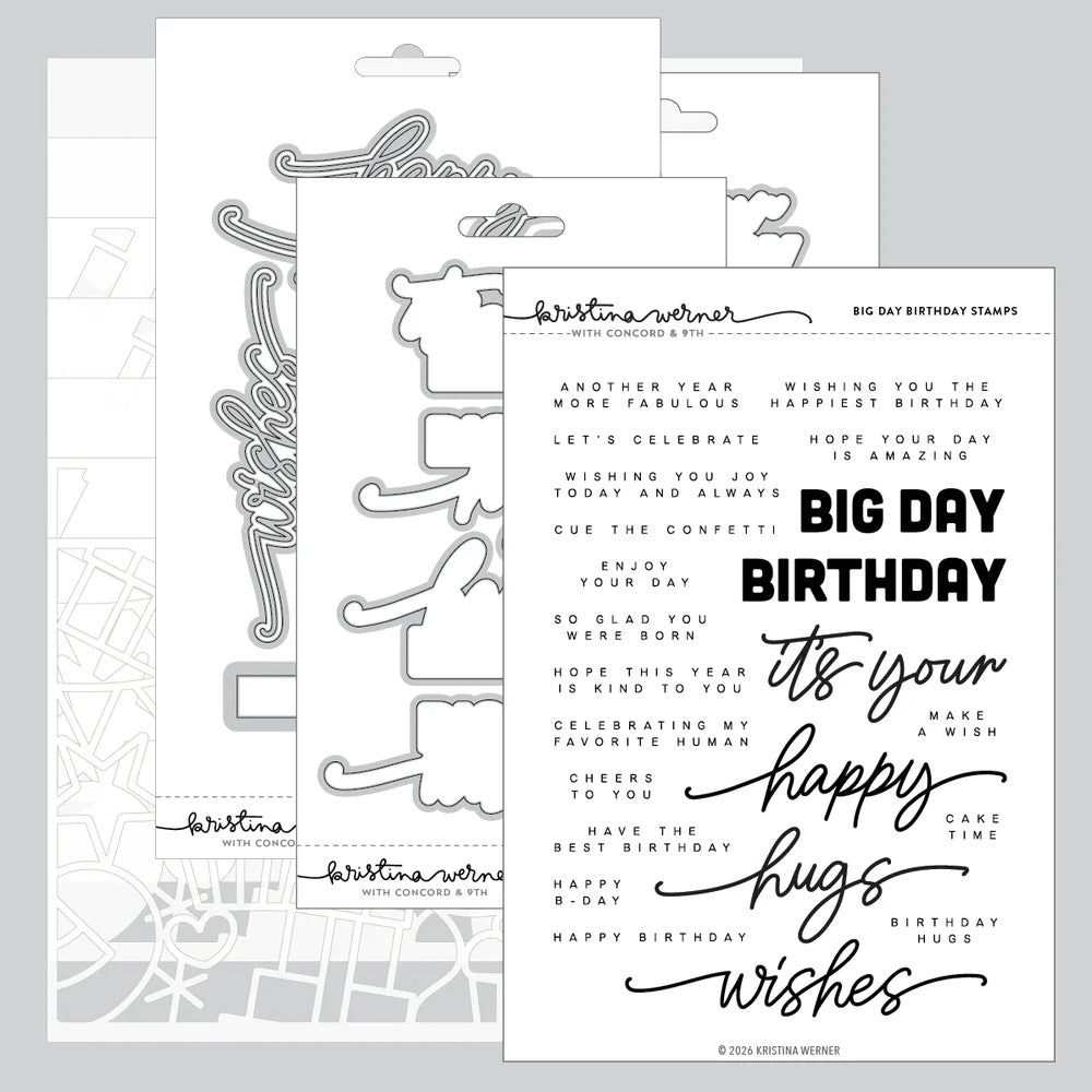 Concord & 9th - Kristina Werner - Big Day Birthday Bundle - 5 Products