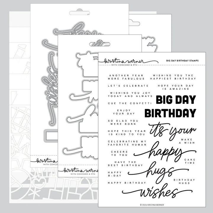 Concord & 9th - Kristina Werner - Big Day Birthday Bundle - 5 Products