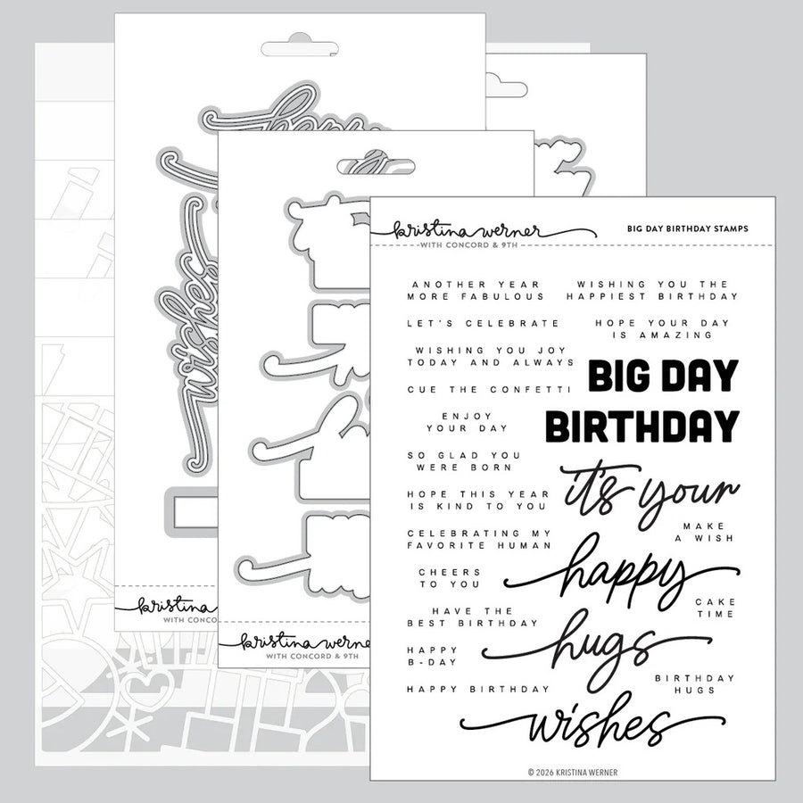 Concord & 9th - Kristina Werner - Big Day Birthday Bundle - 5 Products