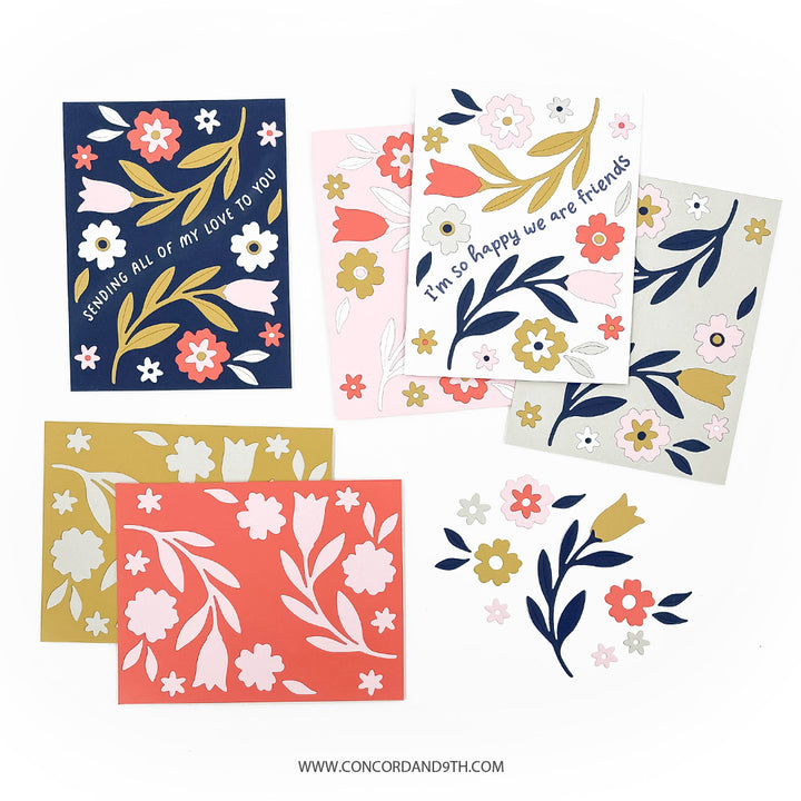Concord & 9th - Petal Path BUNDLE - Stamps & Dies