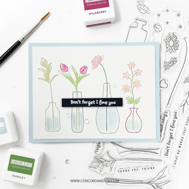 Concord & 9th - Simple Stems Stamp Set (4" x 8")
