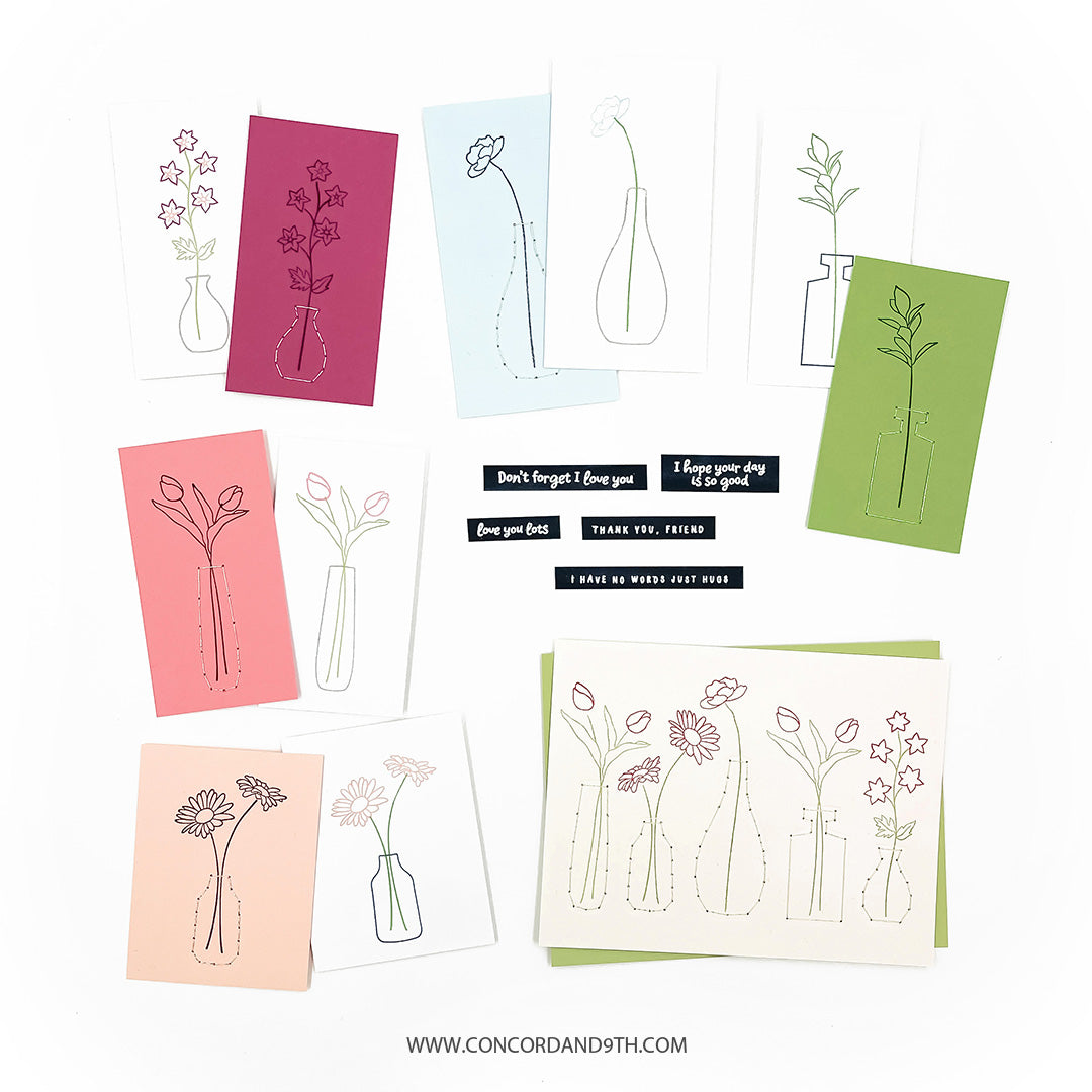 Concord & 9th - Simple Stems Stamp Set (4" x 8")
