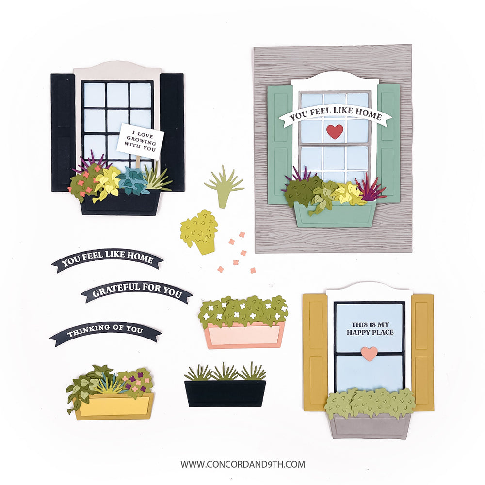 concord 9th window wishes stamp set ideas