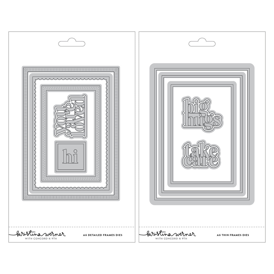 concord 9th kristina werner a6 frames bundle