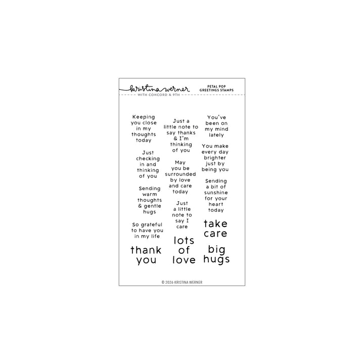concord 9th kristina werner petal pop greetings stamp set 4 x 6 kw1320