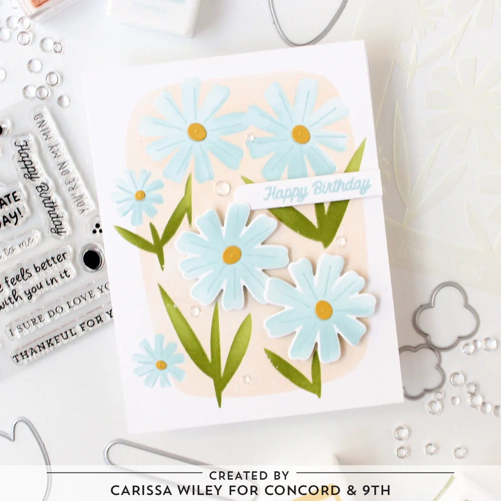 Concord & 9th - Petal Portraits Bundle - Stamps, Dies & Stencils