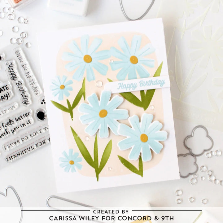 Concord & 9th - Petal Portraits Bundle - Stamps, Dies & Stencils