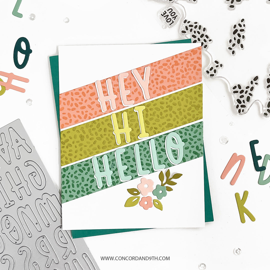 Concord & 9th - A to Z Alphabet Die