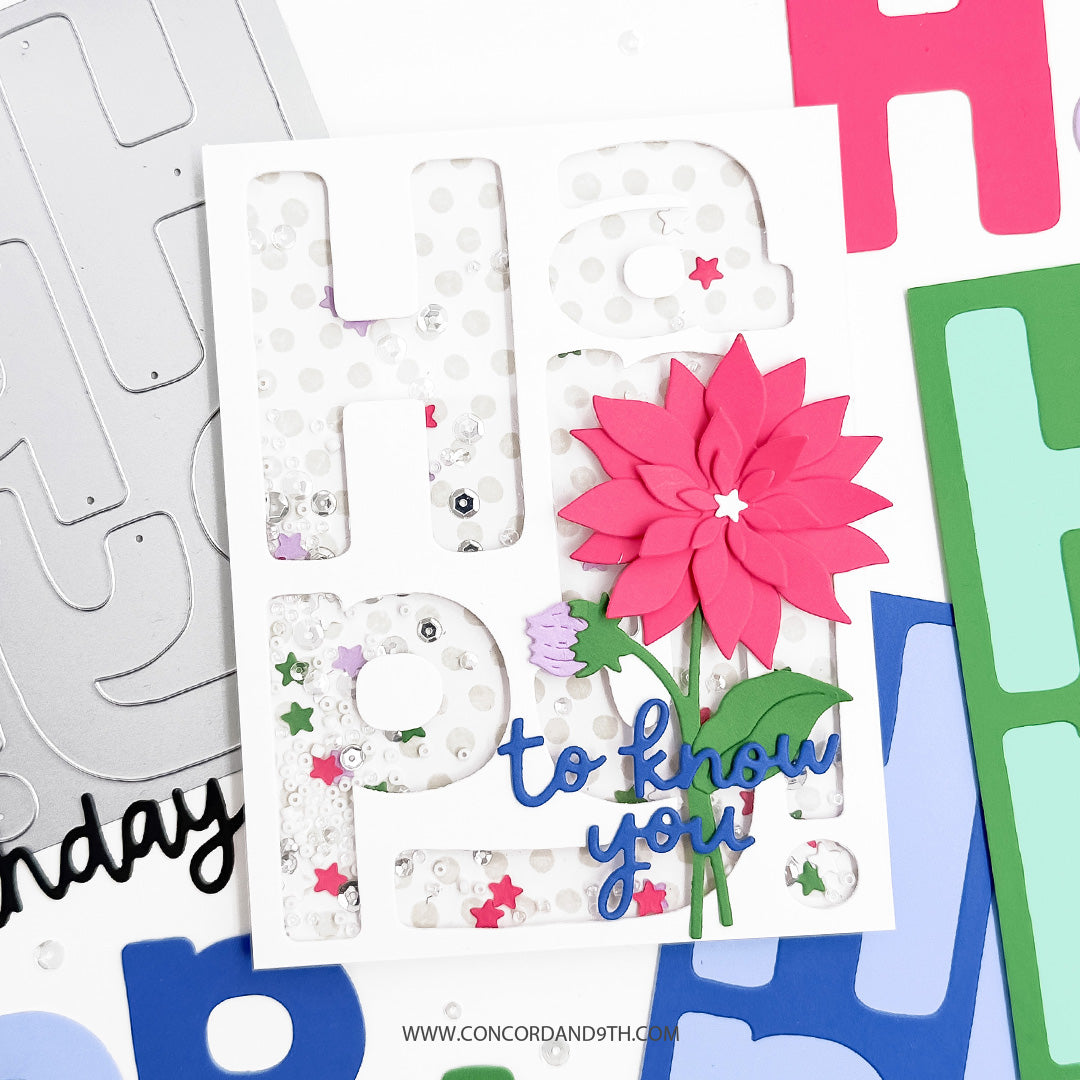 Concord & 9th - Big Happy BUNDLE Stamps & Die Set