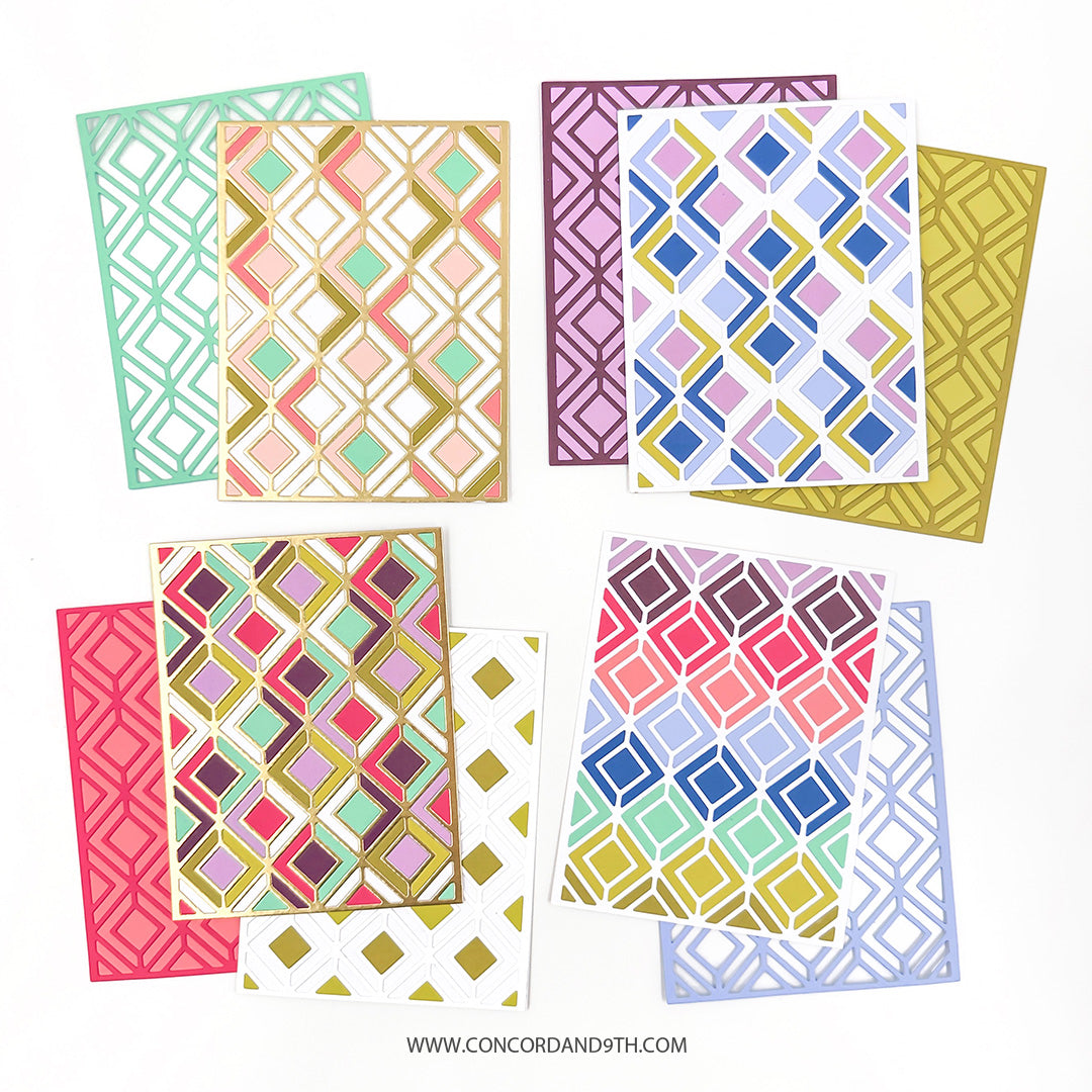 Concord & 9th - Diamond Lattice Inlay Die
