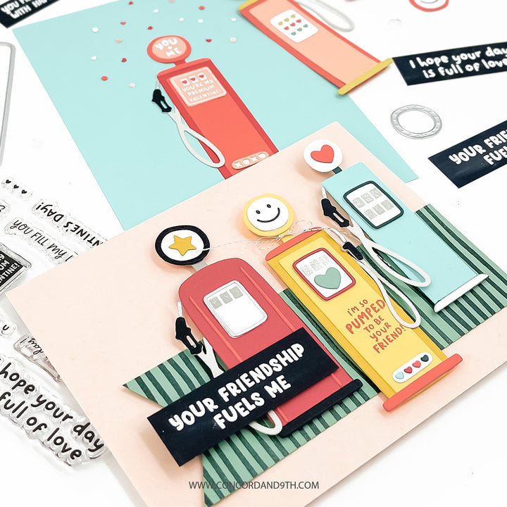 Concord & 9th - Fueled with Love Bundle - Stamps/Dies