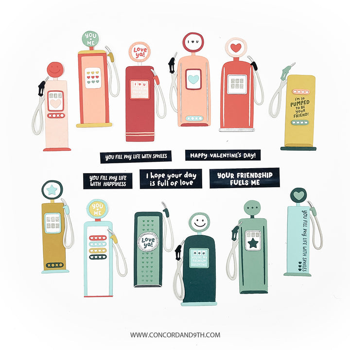 Concord & 9th - Fueled with Love Bundle - Stamps/Dies